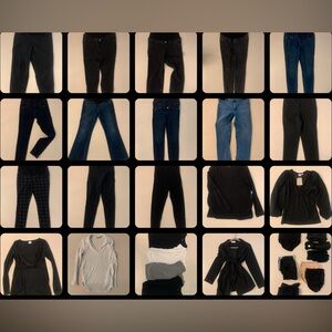 Maternity jeans + Wardrobe Bundle size 10/12  Ultimate collection ASOS etc!